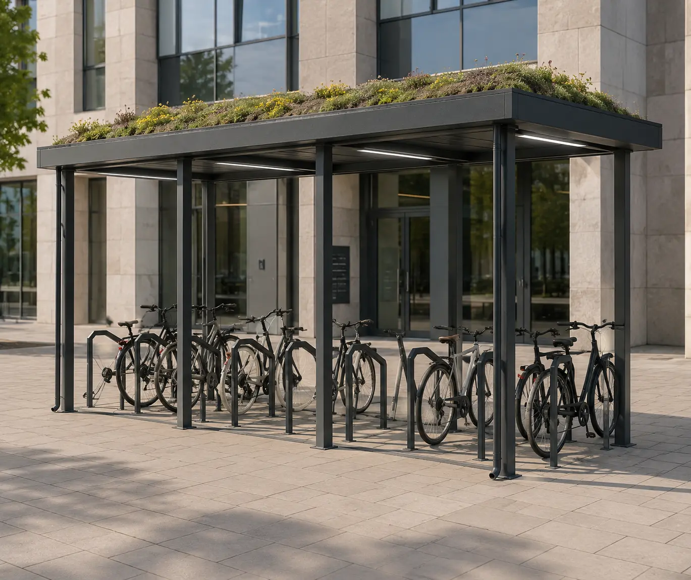 Fahrradüberdachung